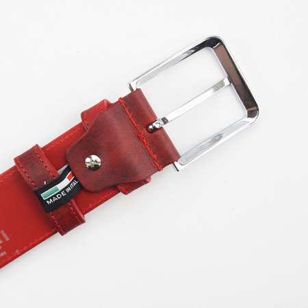 Pasek męski skórzany skóra naturalna Pierre Cardin