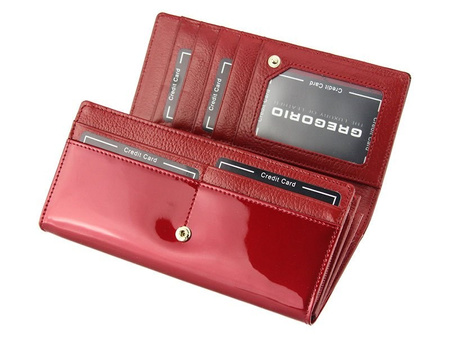 Portfel damski skórzany skóra naturalna Gregorio 