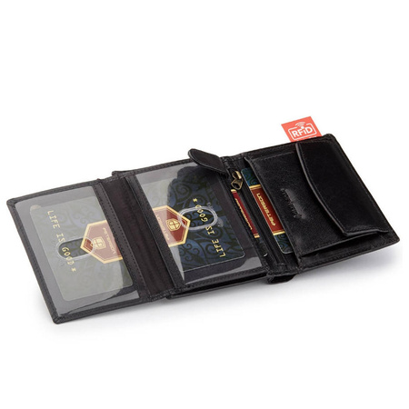 Portfel męski skórzany skóra naturalna  Peterson