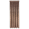 ZASŁONA GOTOWA TULIA NA TAŚMIE 135 X 270 CM BRĄZOWY