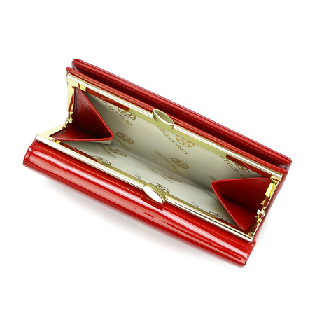 Portfel damski skórzany skóra naturalna Gregorio