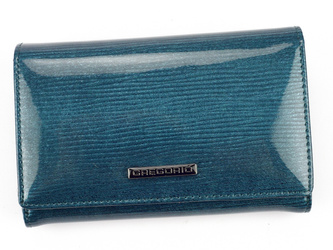 Portfel damski skórzany skóra naturalna Gregorio