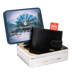 Portfel męski skórzany skóra naturalna  Peterson