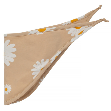 Chustka pod szyję DAISY beż,stokrotki 98/122