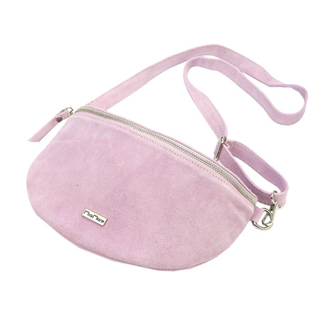 MiaMore torebka listonoszka skóra naturalna fioletowy