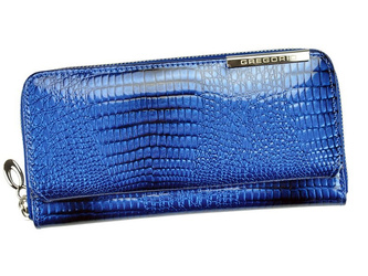 Portfel damski skórzany skóra naturalna Gregorio