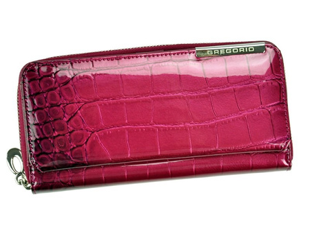 Portfel damski skóra naturalna skórzany Gregorio 