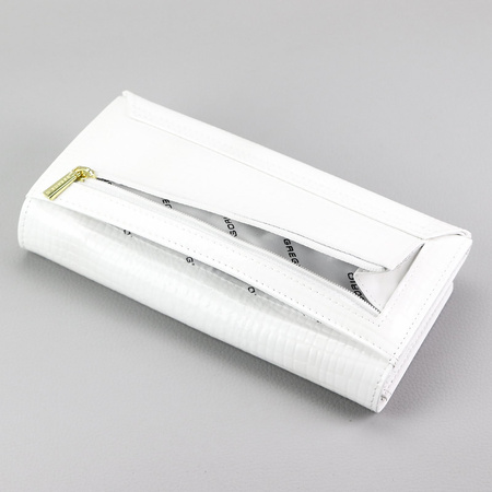 Portfel damski skórzany skóra naturalna Gregorio