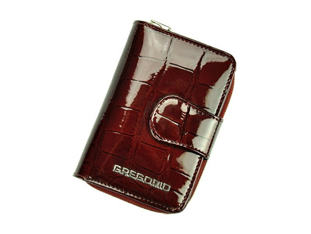 Portfel damski skóra naturalna skórzany Gregorio 