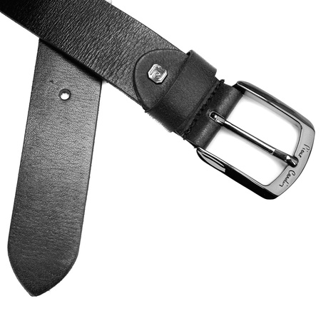 Pierre Cardin pasek czarny - mężczyzna