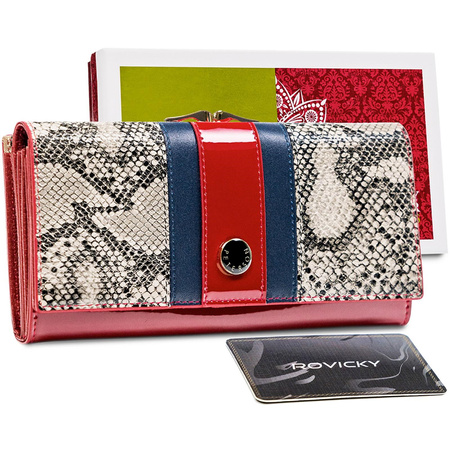 Portfel damski skórzany skóra naturalna  Peterson