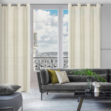 ZASŁONA GOTOWA LIDIA 140 X 250 CM NATURALNY