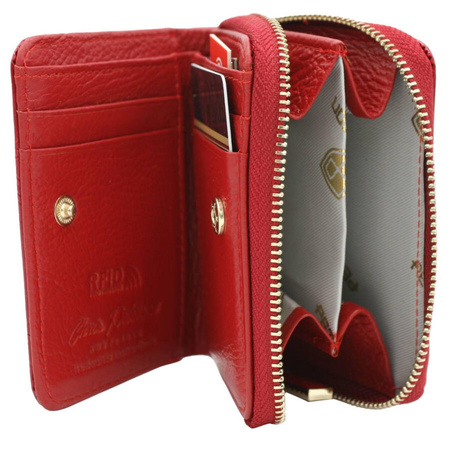 Portfel damski skórzany skóra naturalna  Peterson