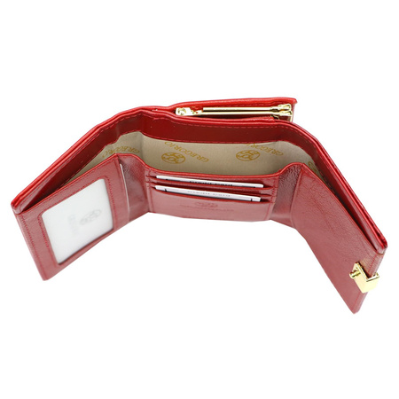 Portfel damski skórzany skóra naturalna + skóra ekologiczna Gregorio