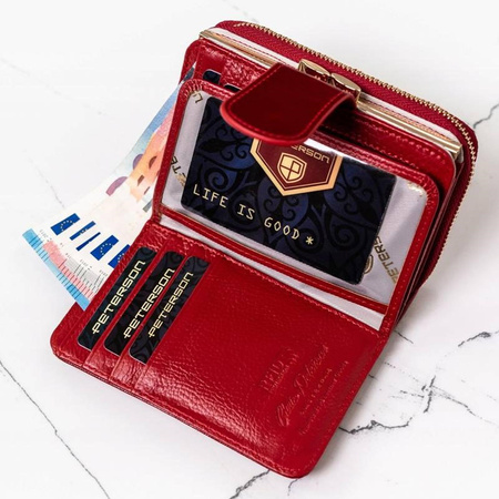 Portfel damski skórzany skóra naturalna  Peterson 