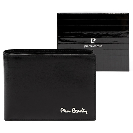 Portfel męski skórzany skóra naturalna Pierre Cardin