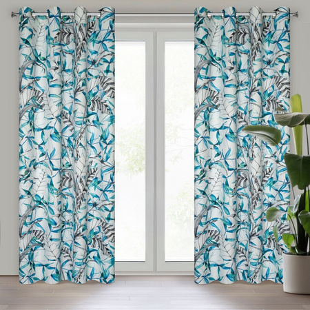 ZASŁONA GOTOWA IGA 140 X 250 CM BIAŁY