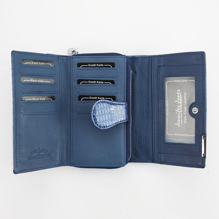 Portfel damski skórzany PELLUCCI 5261-2 Czarny