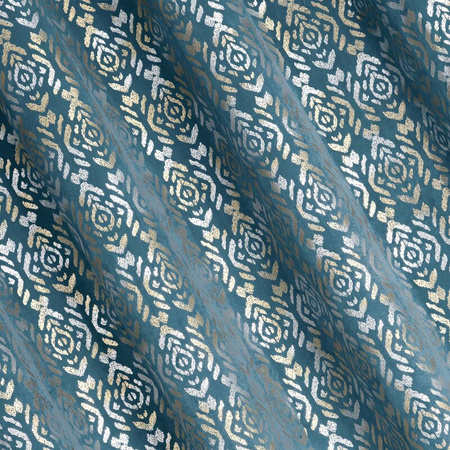 ZASŁONA GOTOWA LAURA 140 X 250 CM NIEBIESKI