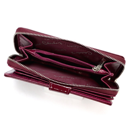 Portfel damski skóra naturalna + skóra ekologiczna Pierre Cardin