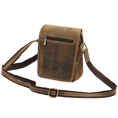 Torba saszetka na ramię męska skórzana skóra naturalna Nordee