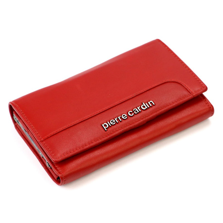 Portfel damski skórzany skóra naturalna Pierre Cardin 