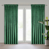 ZASŁONA GOTOWA PIERRE NA TAŚMIE 140 X 300 CM CIEMNOZIELONY