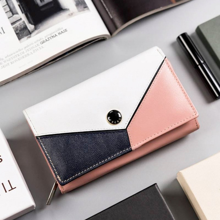 Portfel damski skóra naturalna skórzany Peterson