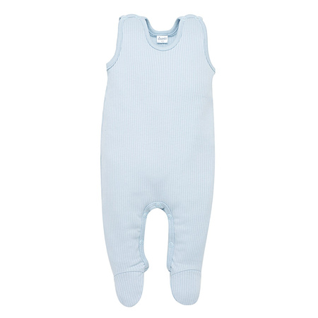 Śpiochy niemowlęce LOVELY DAY BABYBLUE niebieski,prążek 56
