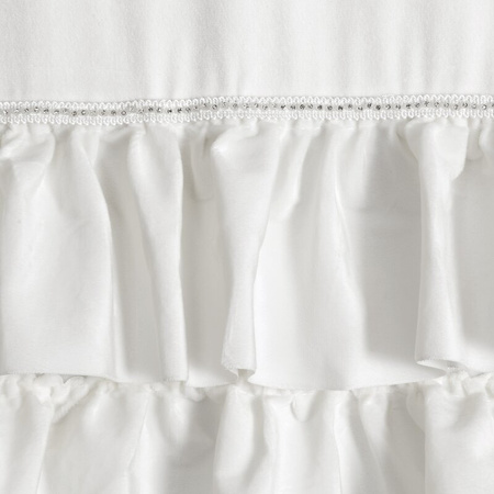 ZASŁONA GOTOWA CARLI NA TAŚMIE 140 X 270 CM BIAŁY