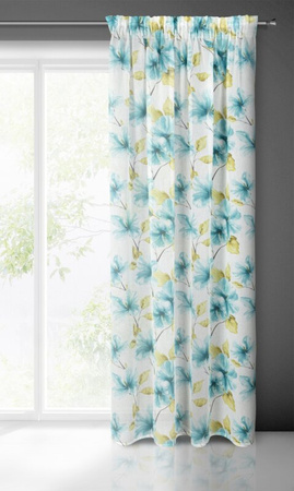 FIRANA GOTOWA SOFIA NA TAŚMIE 140 X 270 CM BIAŁY