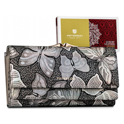Portfel damski skórzany skóra naturalna  Peterson