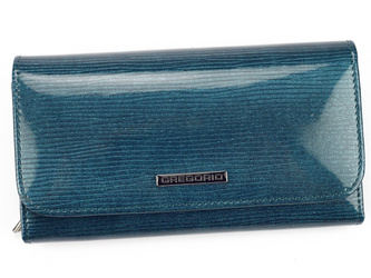 Portfel damski skórzany skóra naturalna Gregorio