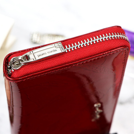 Portfel damski skóra naturalna skórzany Pierre Cardin