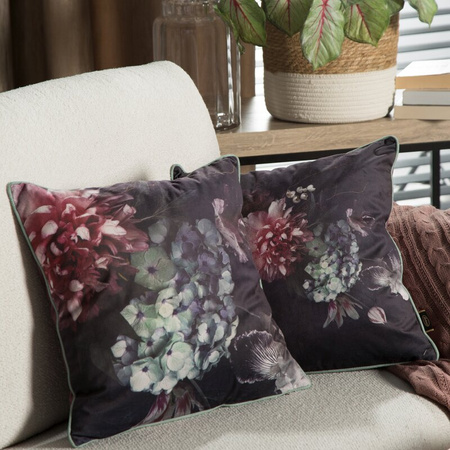 POSZEWKA VELVET 131 45 X 45 CM CIEMNOFIOLETOWY