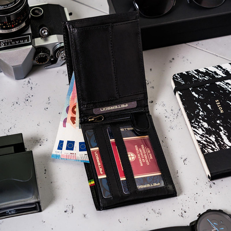 Portfel męski skórzany skóra naturalna  Peterson