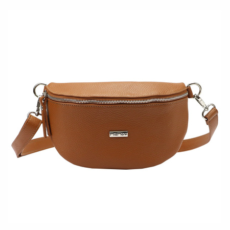 Torebka torebki nerka saszetka skórzana skóra naturalna MiaMore damska 