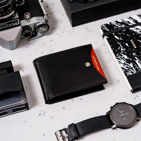 Portfel męski skórzany skóra naturalna  Peterson