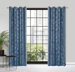 ZASŁONA GOTOWA LIVIA 140 X 250 CM CIEMNONIEBIESKI