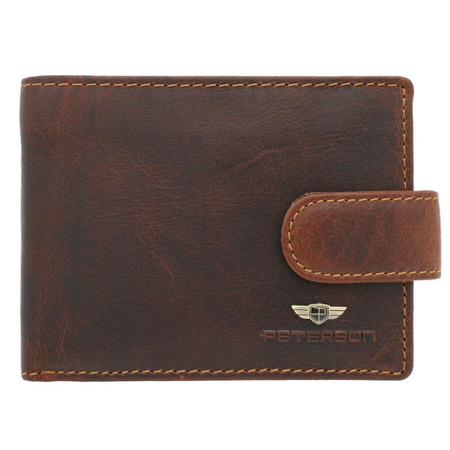 Portfel męski skórzany skóra naturalna  Peterson