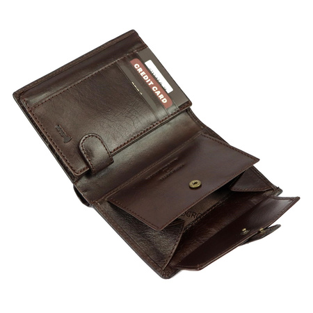 Portfel męski skórzany skóra naturalna Mato Grosso 