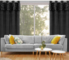 ZASŁONA GOTOWA ERIN 140 X 250 CM CZARNY