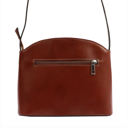 MiaMore torebka listonoszka skóra naturalna brązowy
