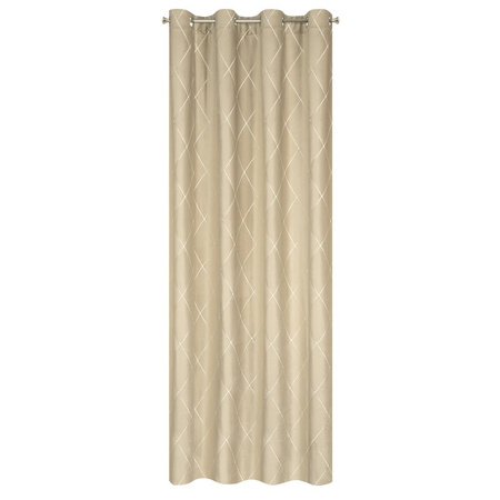 ZASŁONA DEKORACYJNA PIERRE CARDIN MARGO 140 X 250 CM BEŻOWY