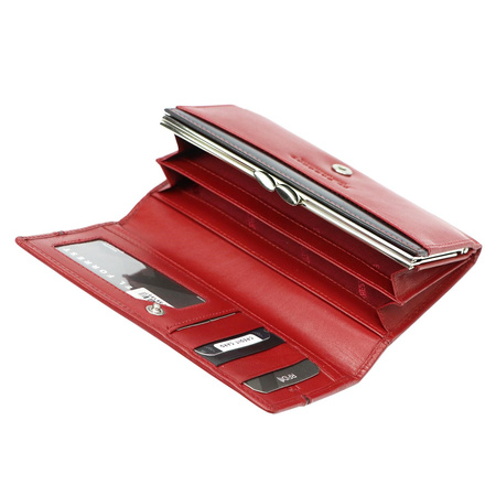 Portfel damski skórzany skóra naturalna El Forrest 