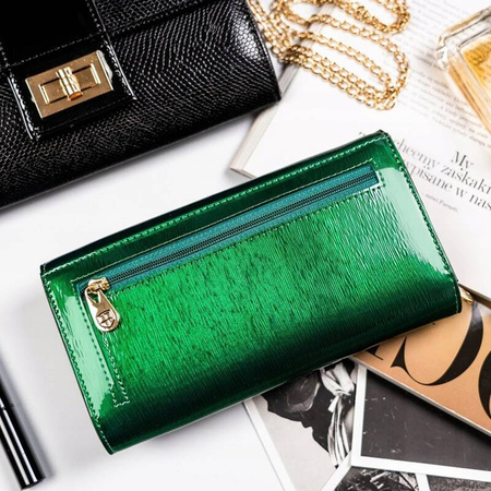 Portfel damski skórzany skóra naturalna Peterson