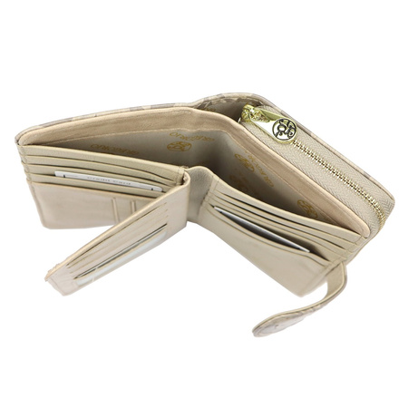 Portfel damski skórzany skóra naturalna + skóra ekologiczna Gregorio