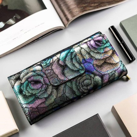 Portfel damski skórzany skóra naturalna Peterson