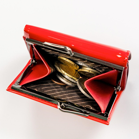 Portfel damski skórzany skóra naturalna + skóra ekologiczna Cavaldi 