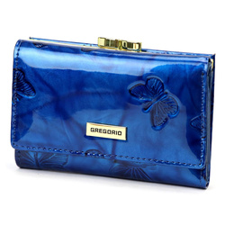 Portfel damski skóra naturalna skórzany Gregorio